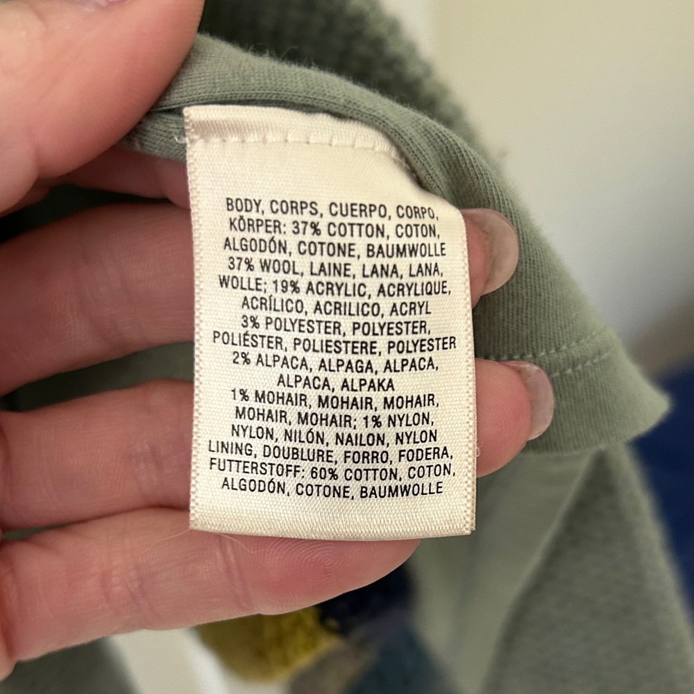 Artisan Patchwork Cardigan With Toggle Details - image 3